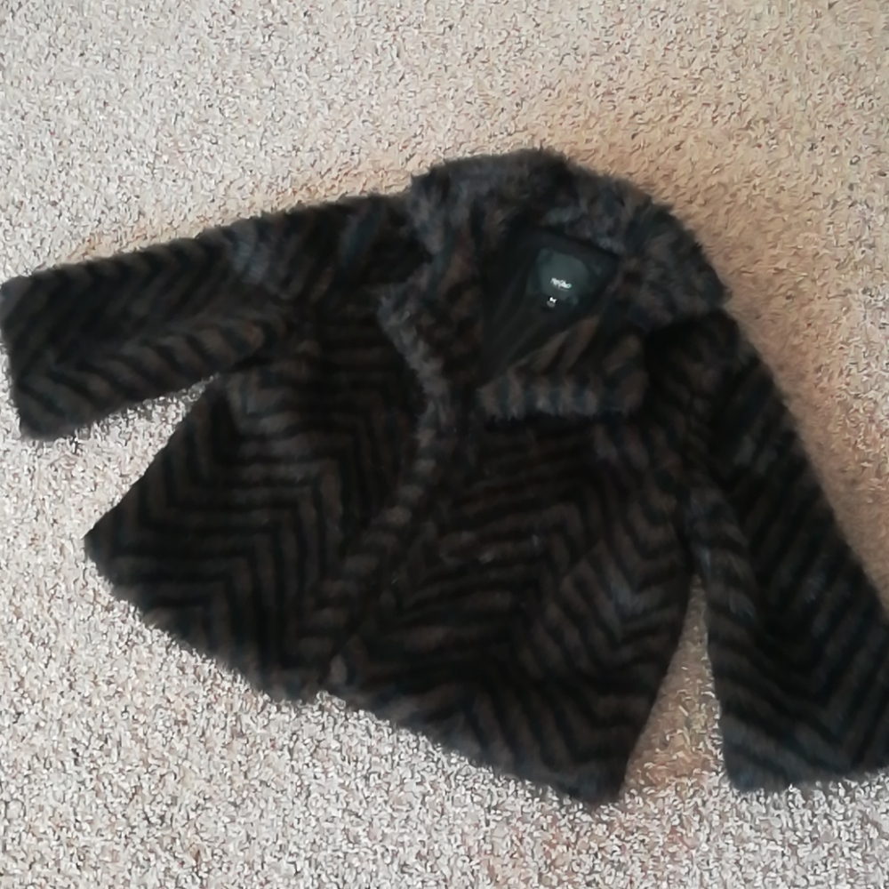Mossimo Faux Fur Fashionable Coat